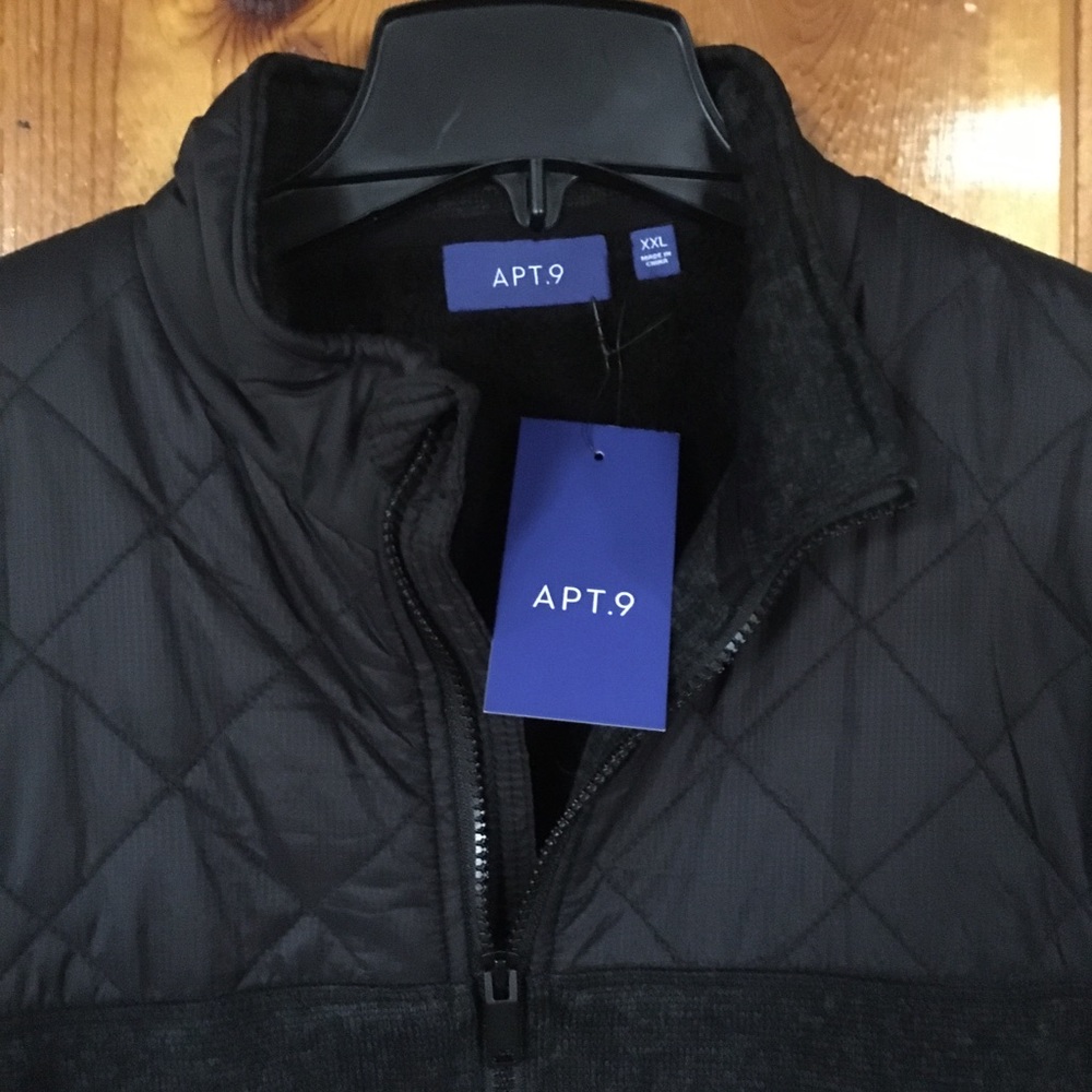 APT.9 Quilted Sherpa Jacket